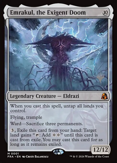 1p en normal CarteMagic Emrakul, the Exigent Doom