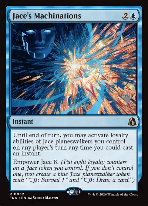32p en normal CarteMagic Jace's Machinations